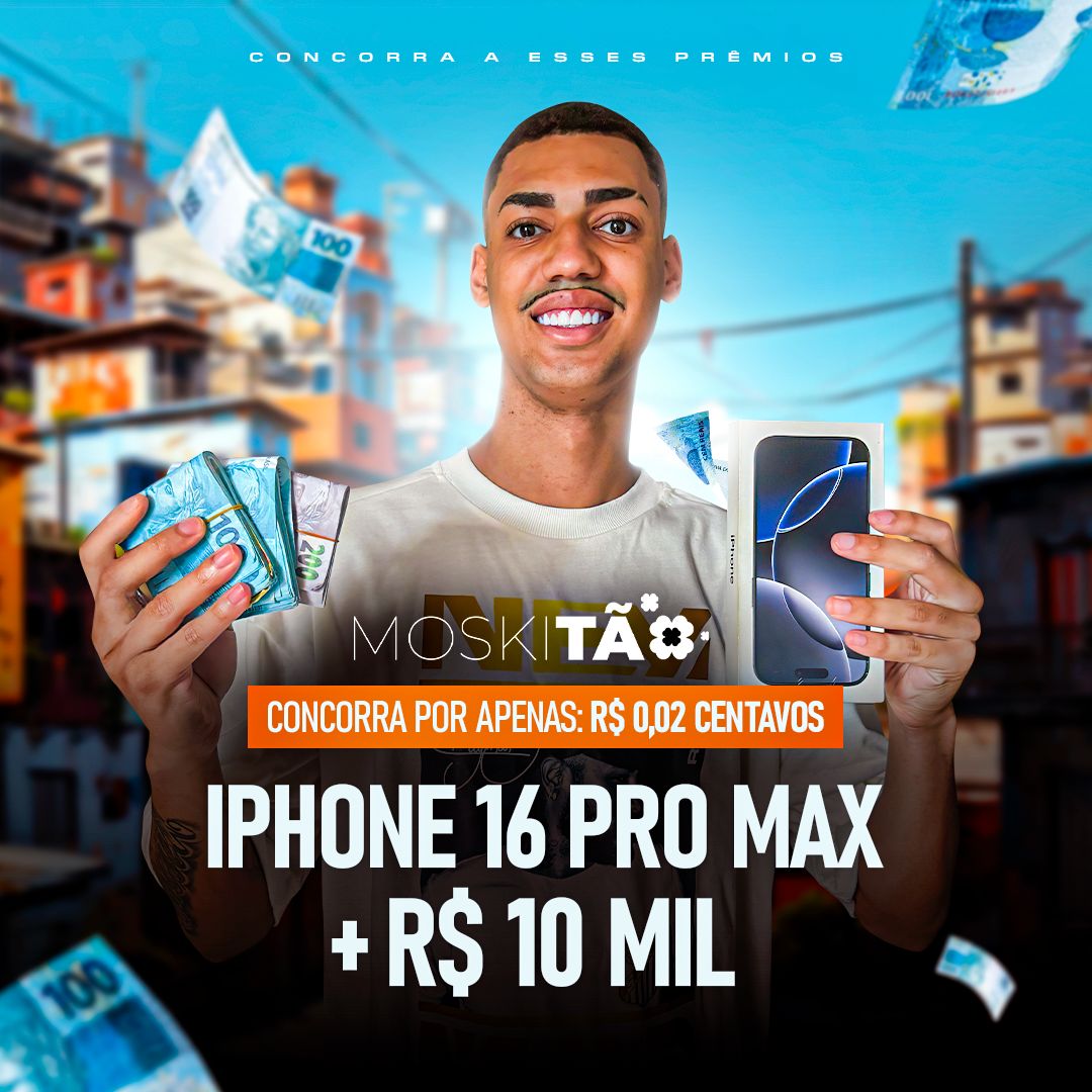 iPhone 16 Pro Max + 10K no Seu Bolso!